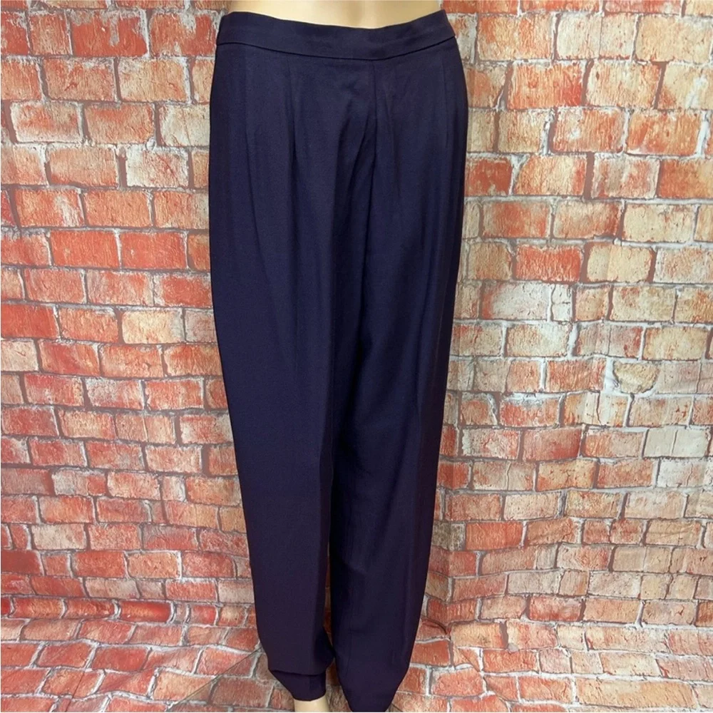 Virgo II Vintage 90’s Deadstock Satin Trimmed‎ Pantsuit